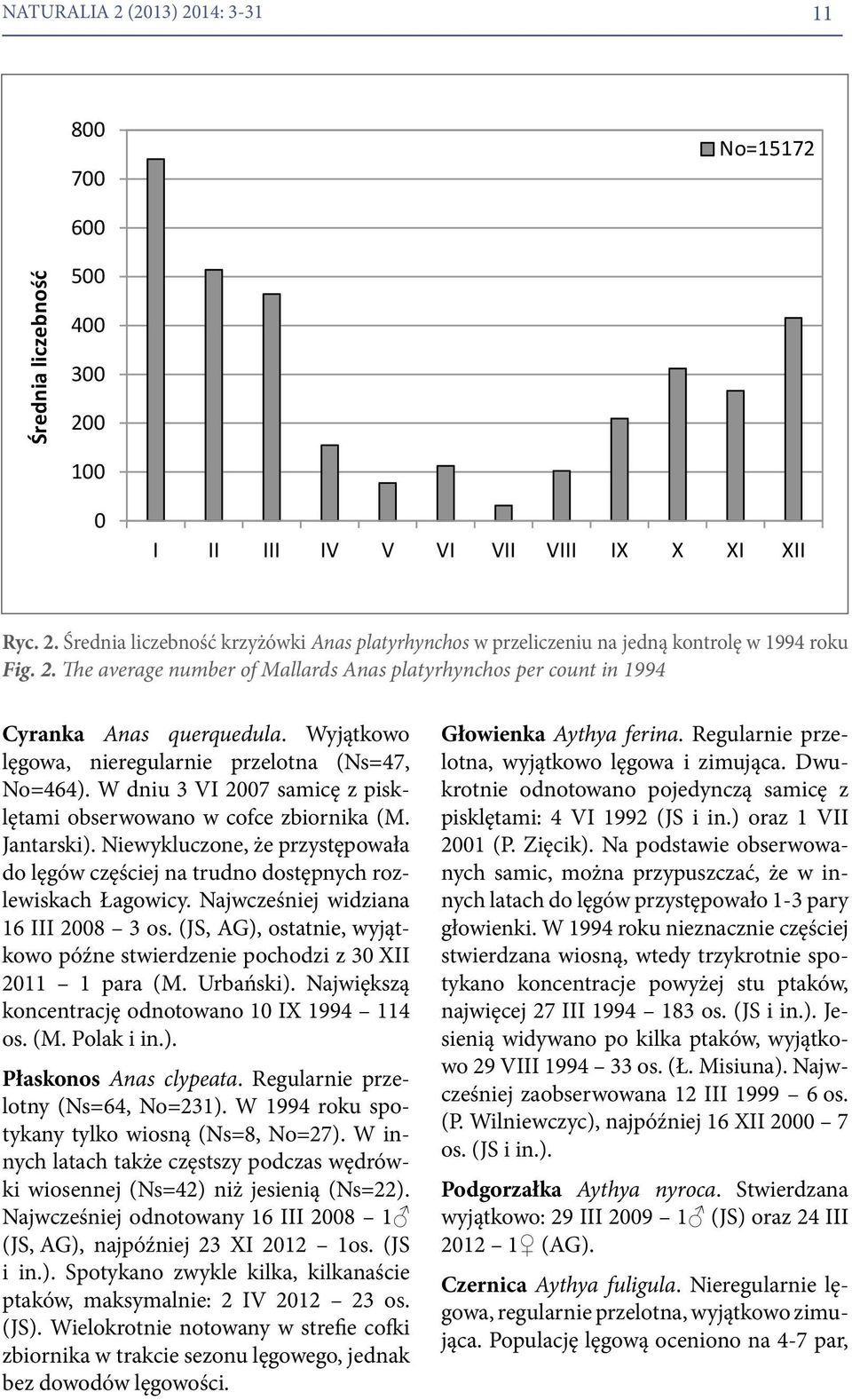 W dniu 3 VI 2007 samicę z pisklętami obserwowano w cofce zbiornika (M. Jantarski). Niewykluczone, że przystępowała do lęgów częściej na trudno dostępnych rozlewiskach Łagowicy.