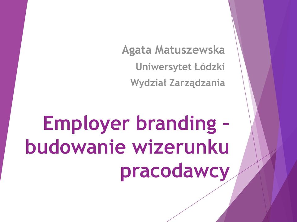 Zarządzania Employer