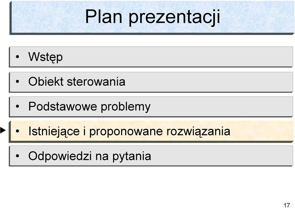 Istniejące i proponowane