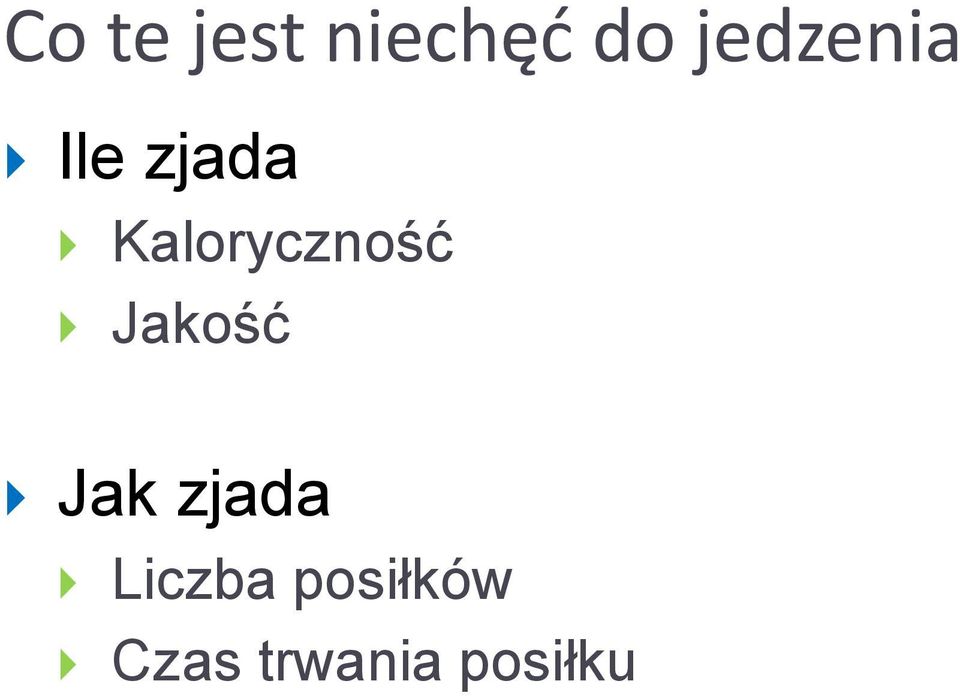 Kaloryczność Jakość Jak