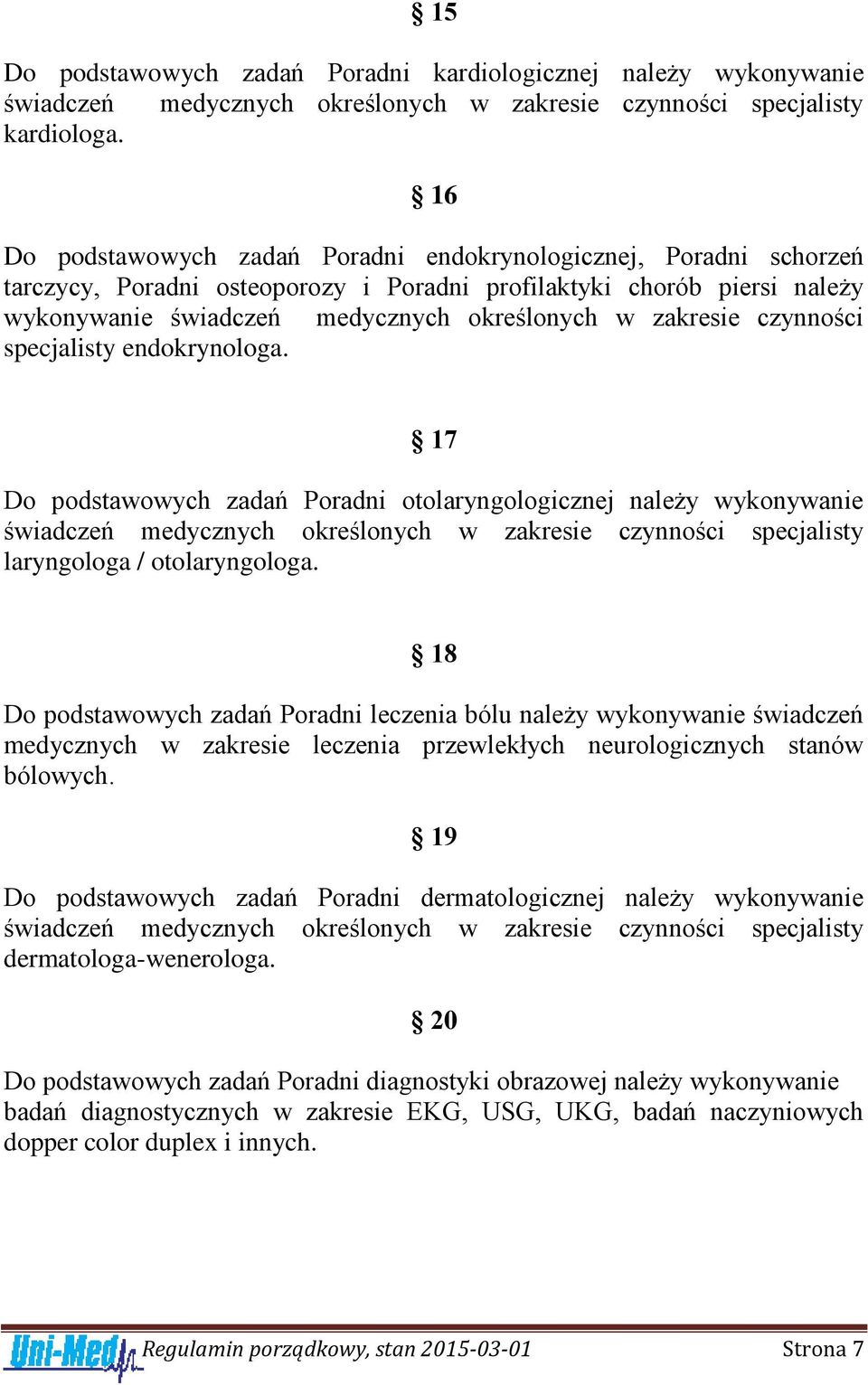 czynności specjalisty endokrynologa.