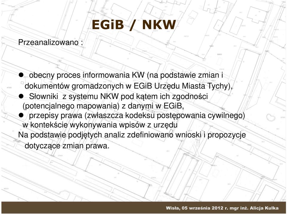 z danymi w EGiB, przepisy prawa (zwłaszcza kodeksu postępowania cywilnego) w kontekście wykonywania