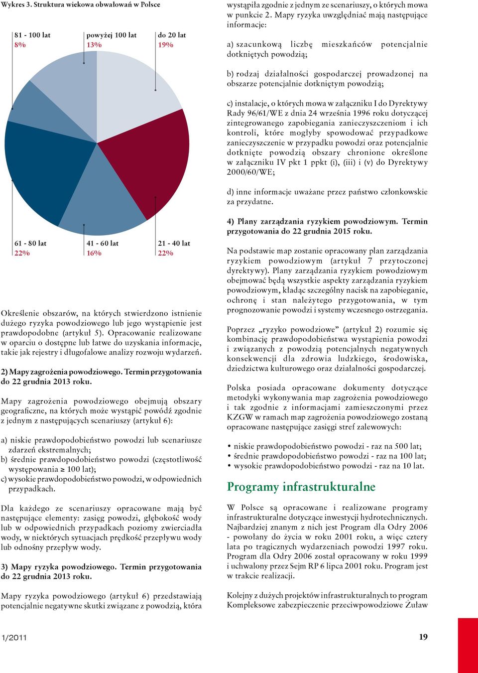 dotkniętym powodzią; c) instalacje, o których mowa w załączniku I do Dyrektywy Rady 96/61/WE z dnia 24 września 1996 roku dotyczącej zintegrowanego zapobiegania zanieczyszczeniom i ich kontroli,