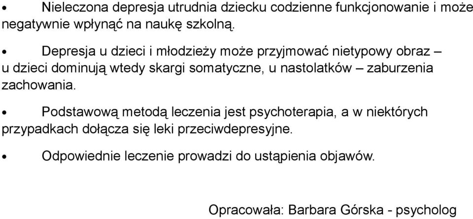 nastolatków zaburzenia zachowania.