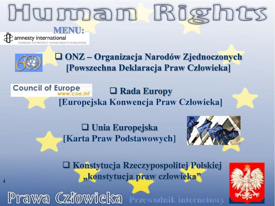 Człowieka] Unia Europejska [Karta Praw Podstawowych] 4