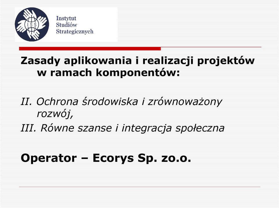 Ochrona środowiska i zrównoważony rozwój,