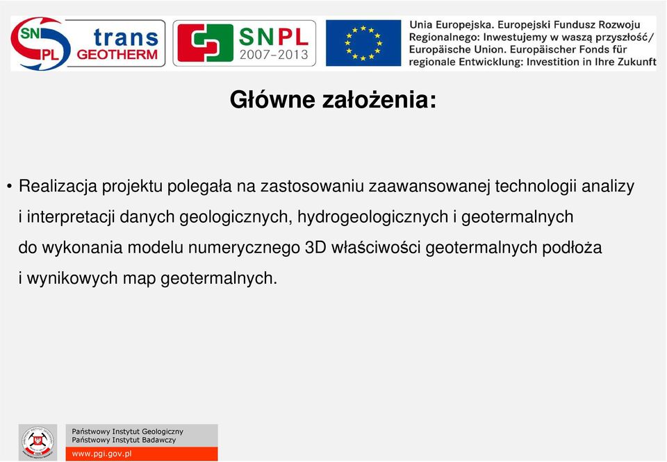 geologicznych, hydrogeologicznych i geotermalnych do wykonania