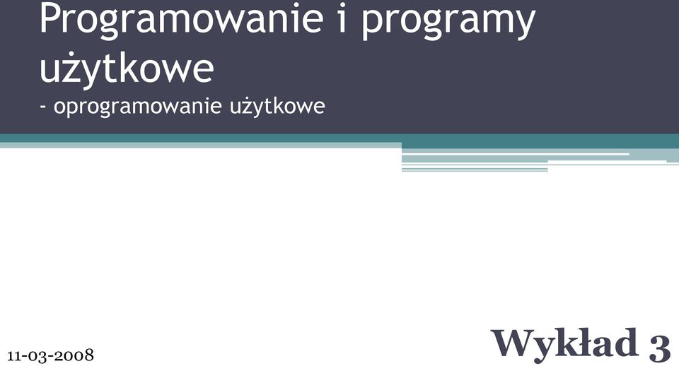 oprogramowanie