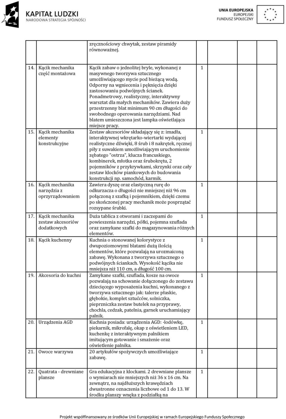 Odporny na wgniecenia i pęknięcia dzięki zastosowaniu podwójnych ścianek. Ponadmetrowy, realistyczny, interaktywny warsztat dla małych mechaników.