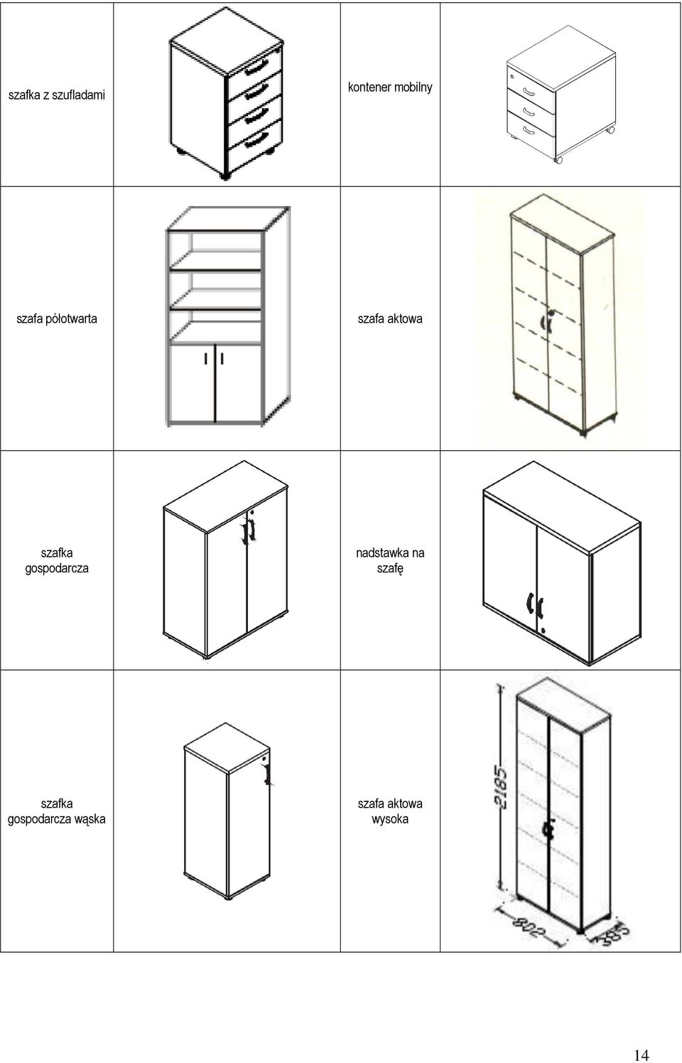 gospodarcza nadstawka na szafę szafka