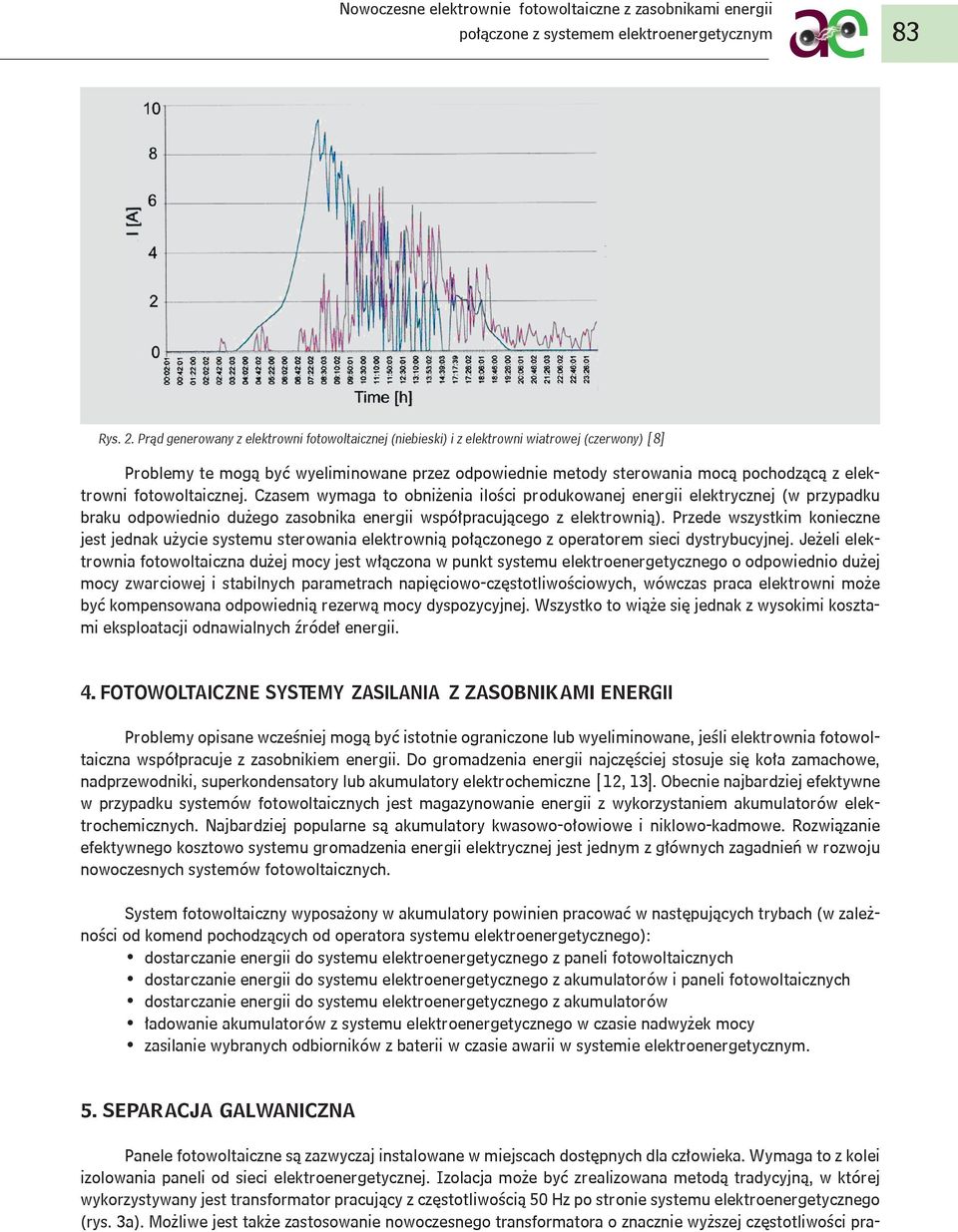 fotowoltaicznej. Czasem wymaga to obniżenia ilości produkowanej energii elektrycznej (w przypadku braku odpowiednio dużego zasobnika energii współpracującego z elektrownią).