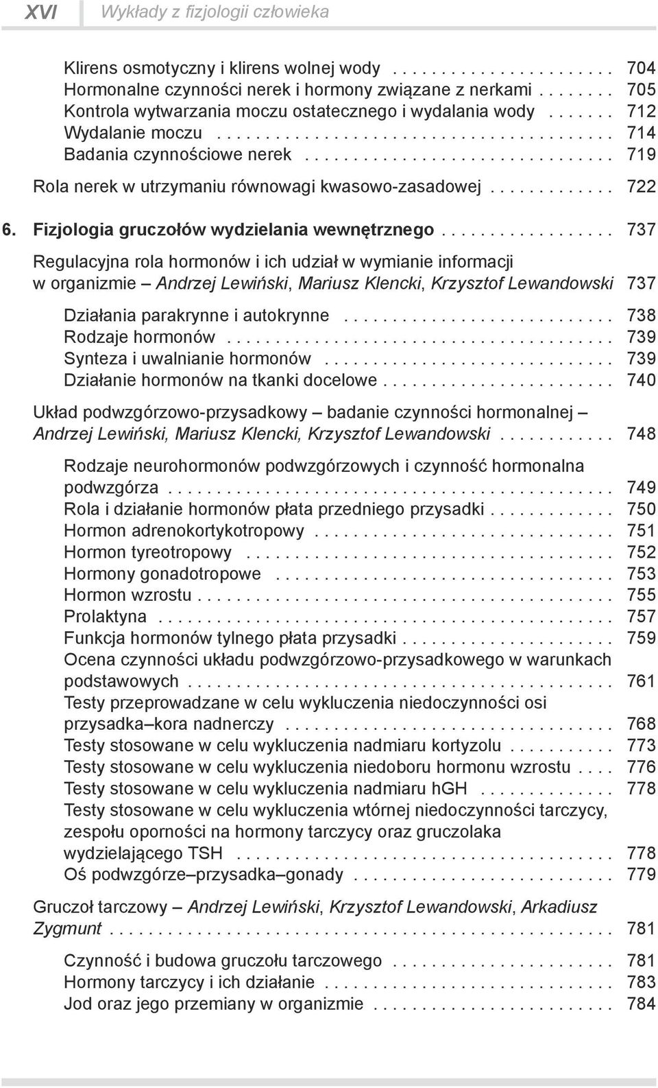 Fizjologia gruczołów wydzielania wewnętrznego.