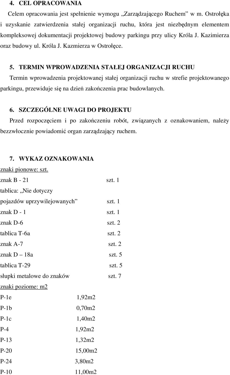 Króla J. Kazmierza w Ostrołęce. 5.