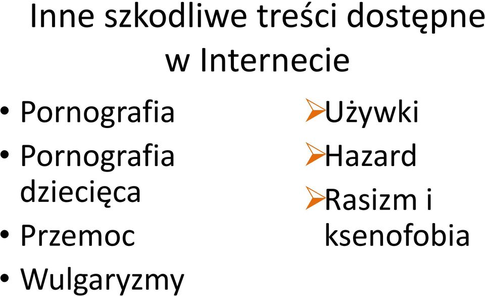 Pornografia dziecięca Przemoc