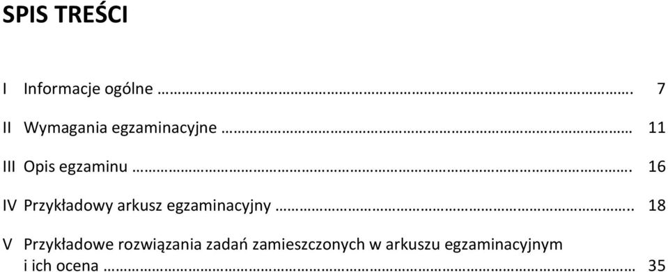 16 IV Przykładowy arkusz egzaminacyjny.