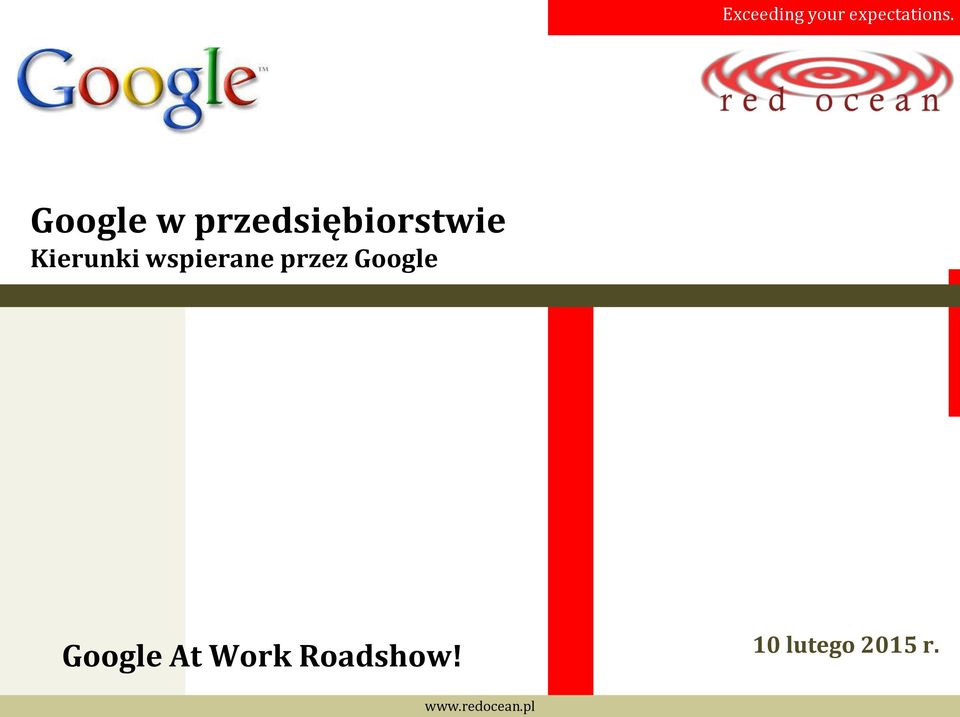 wspierane przez Google Google At