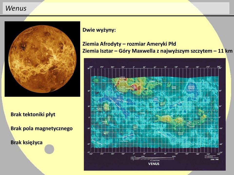 Maxwella z najwyższym szczytem 11 km Brak