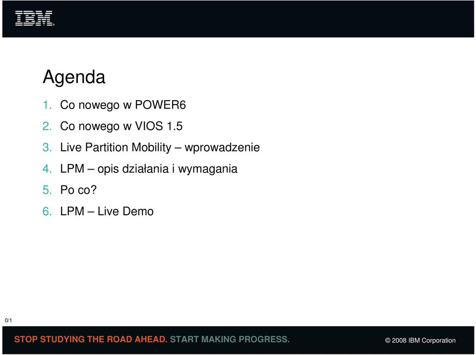 Live Partition Mobility wprowadzenie 4.