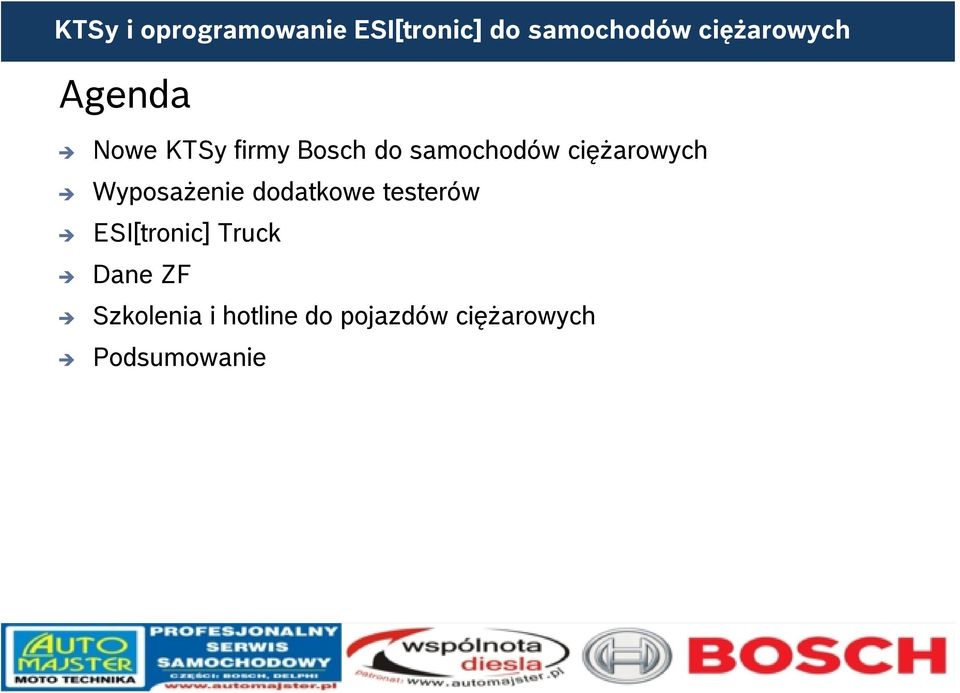ESI[tronic] Truck Dane ZF Szkolenia i