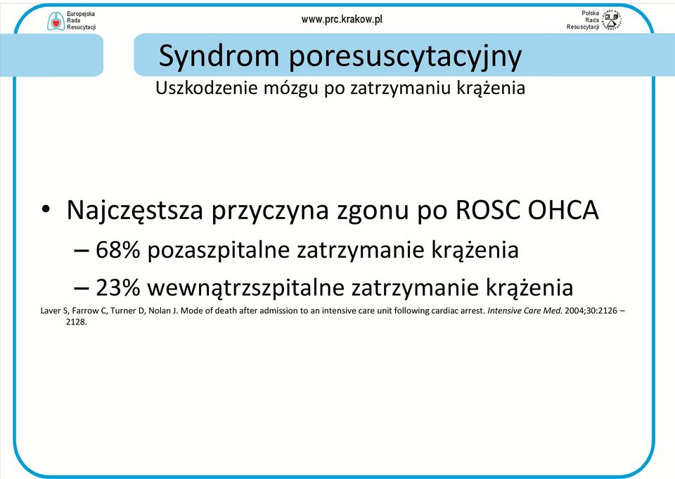 krążenia Laver S, Farrow C, Turner D, Nolan J.