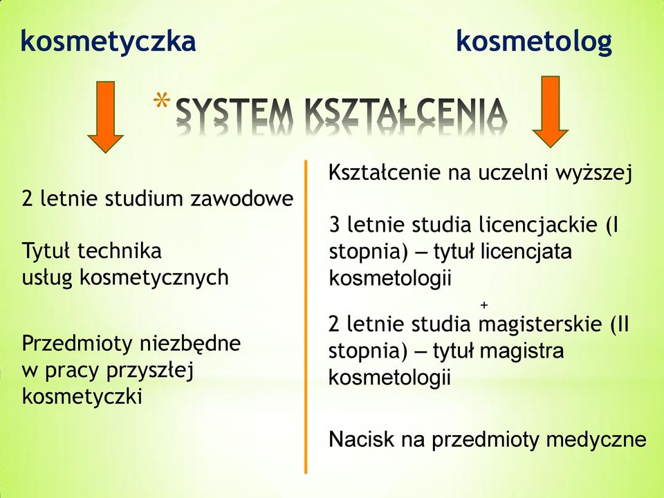 uczelni wyższej 3 letnie studia licencjackie (I stopnia) tytuł licencjata