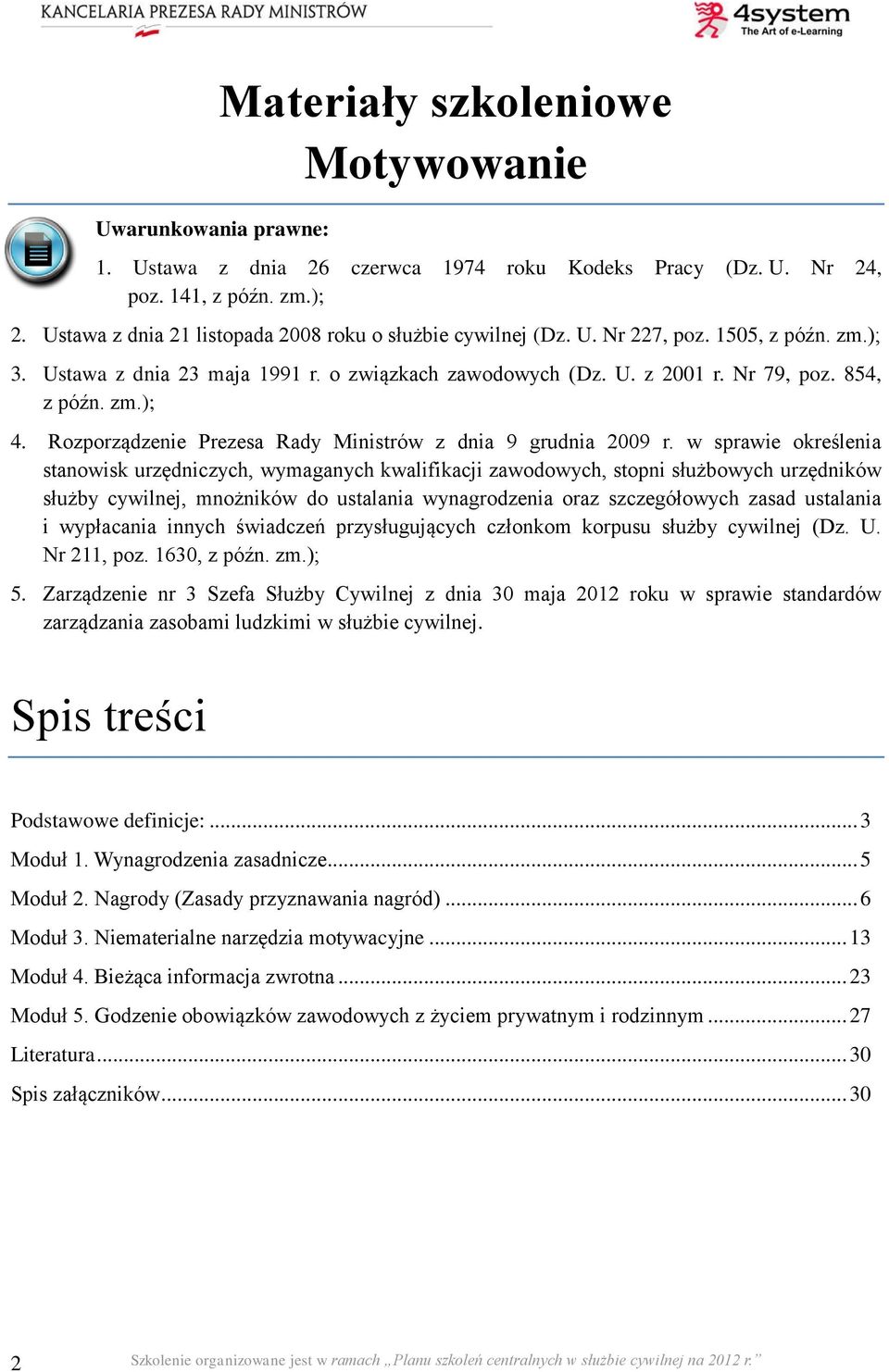 Rozporządzenie Prezesa Rady Ministrów z dnia 9 grudnia 2009 r.