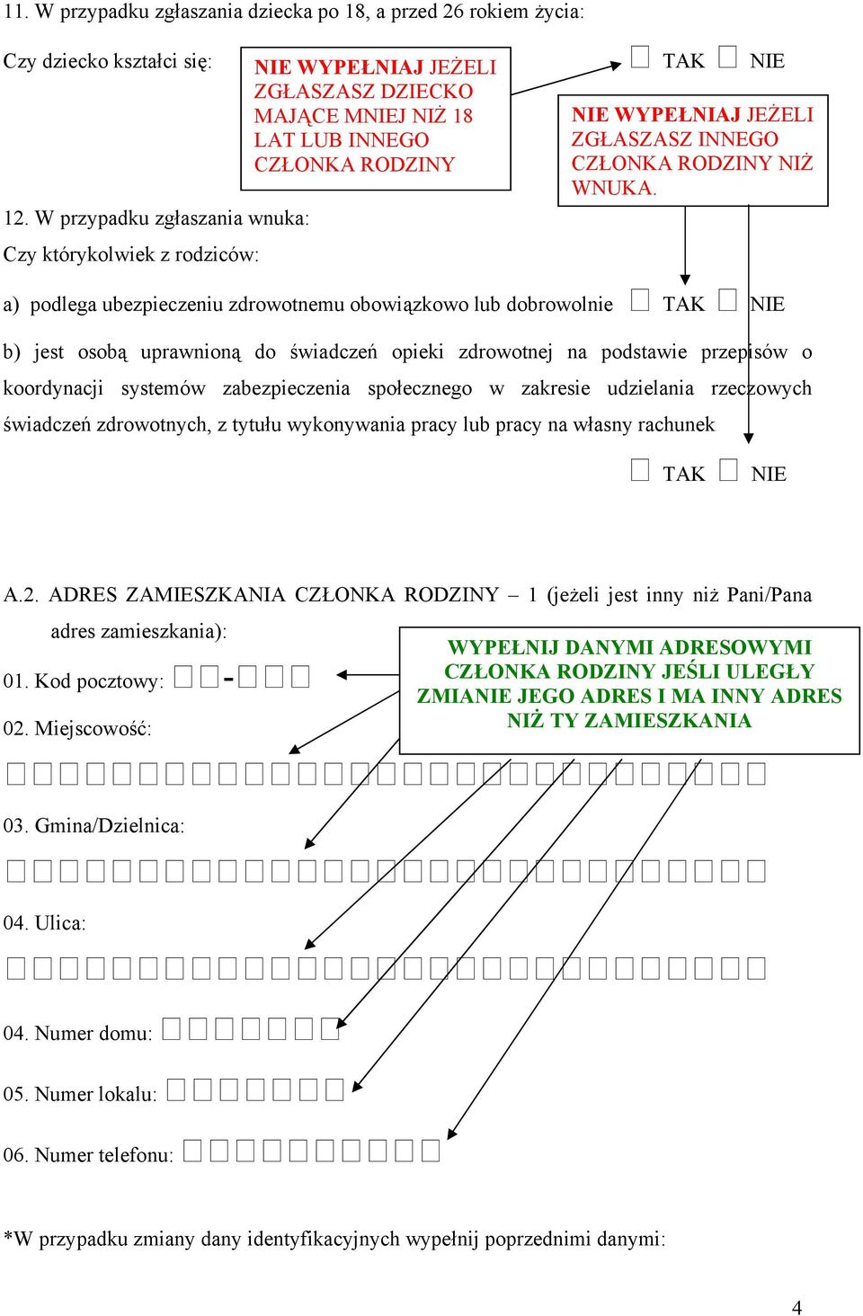 CZŁONKA RODZINY NIŻ WNUKA.