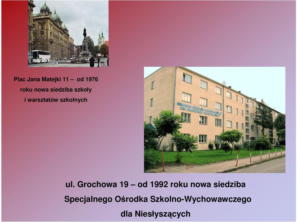 Grochowa 19 od 1992 roku nowa siedziba