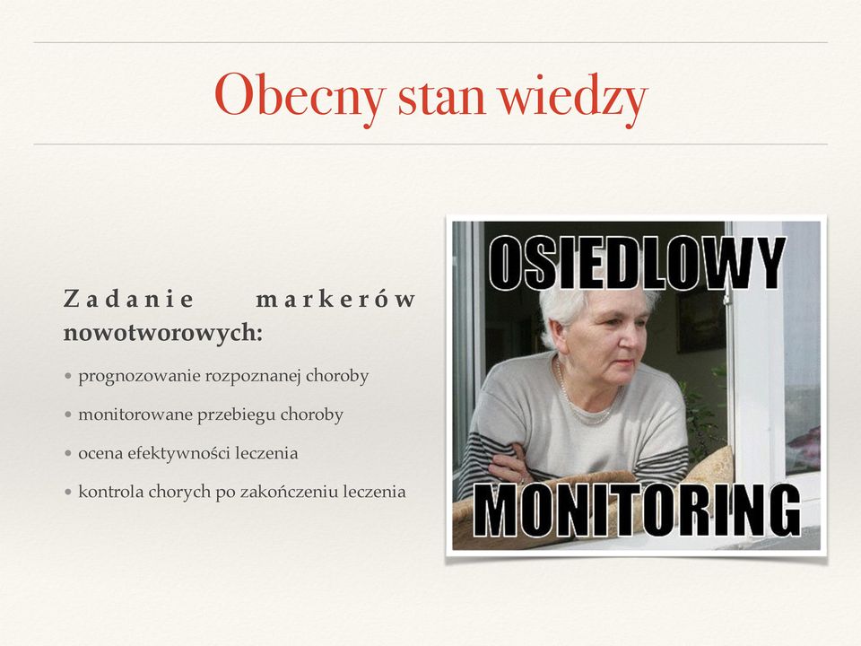 monitorowane przebiegu choroby ocena efektywności