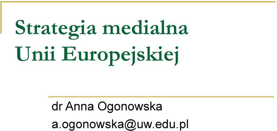 dr Anna Ogonowska