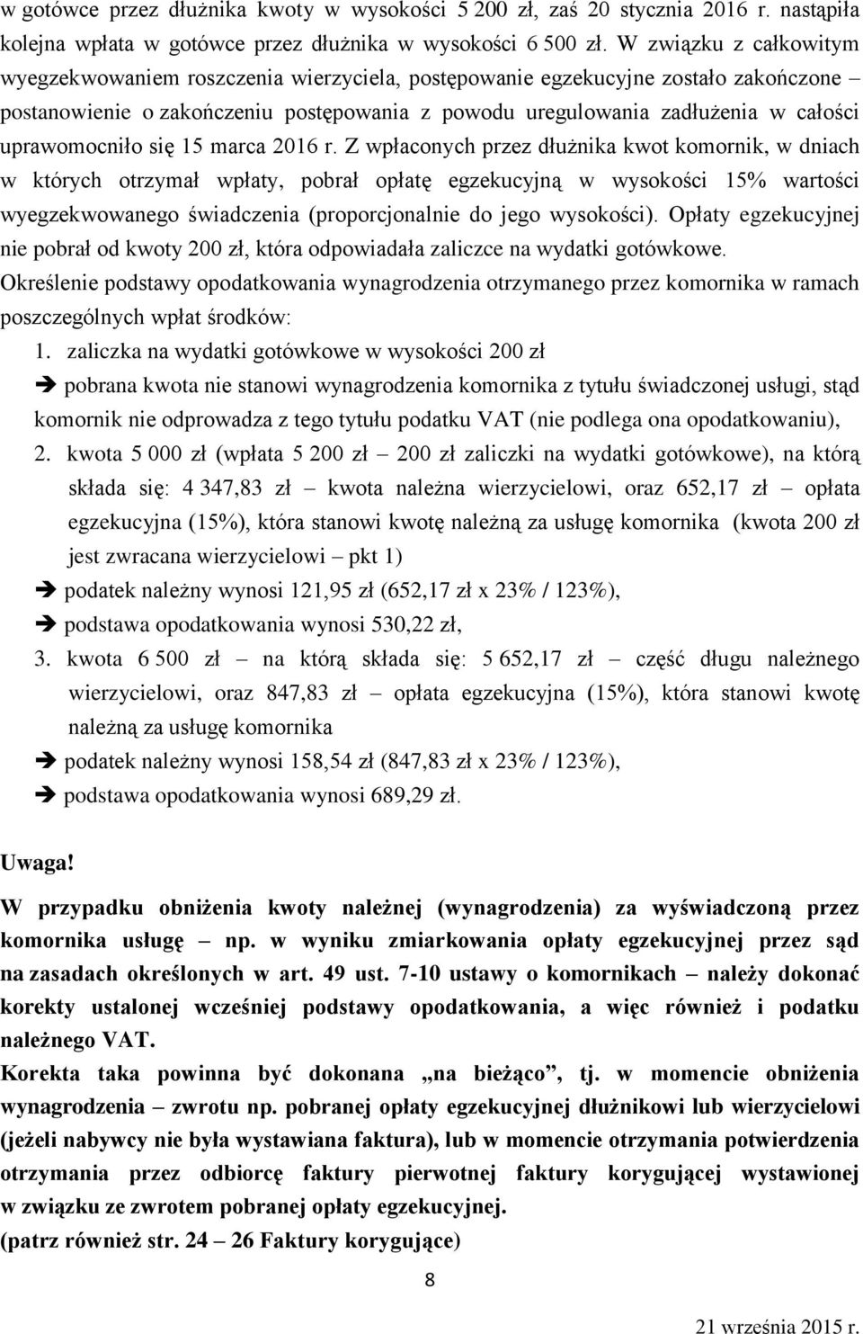 uprawomocniło się 15 marca 2016 r.