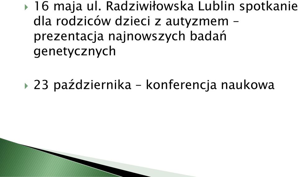 rodziców dzieci z autyzmem