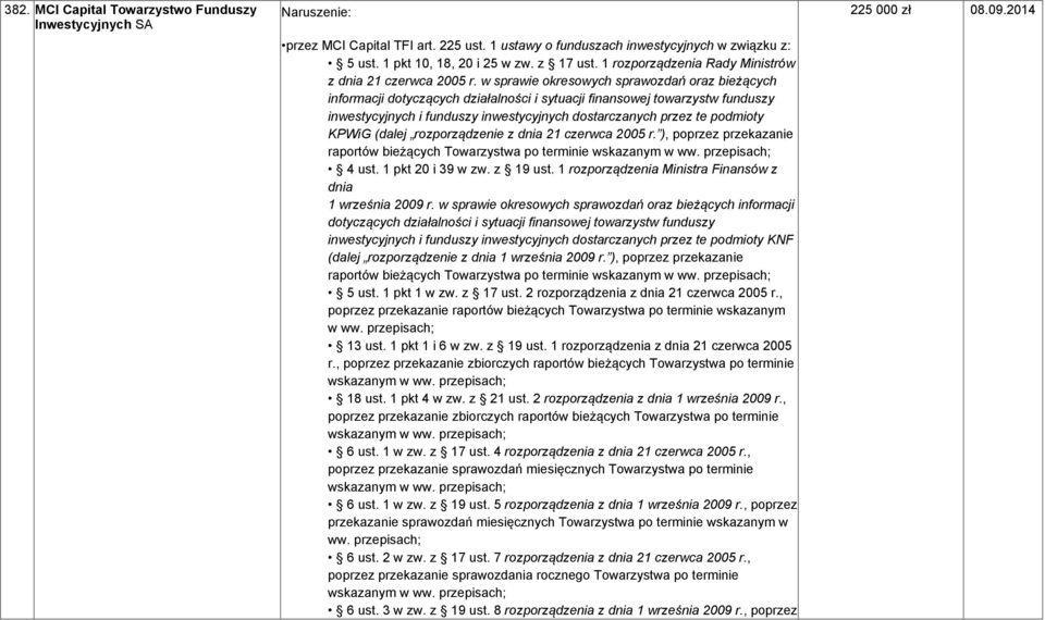 w sprawie okresowych sprawozdań oraz bieżących informacji dotyczących działalności i sytuacji finansowej towarzystw funduszy inwestycyjnych i funduszy inwestycyjnych dostarczanych przez te podmioty