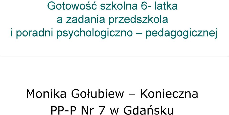 psychologiczno pedagogicznej