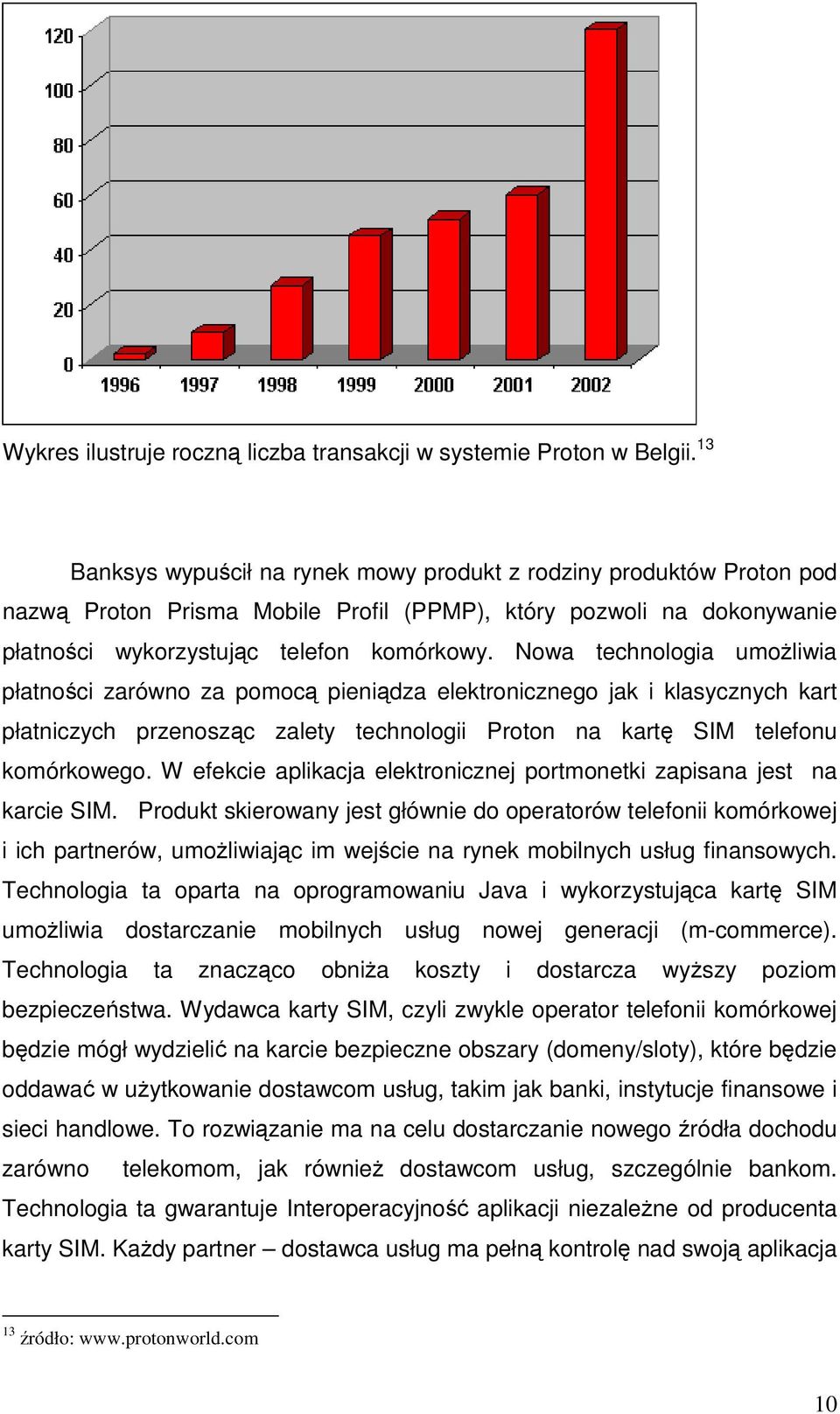 Nowa technologia umoliwia płatnoci zarówno za pomoc pienidza elektronicznego jak i klasycznych kart płatniczych przenoszc zalety technologii Proton na kart SIM telefonu komórkowego.