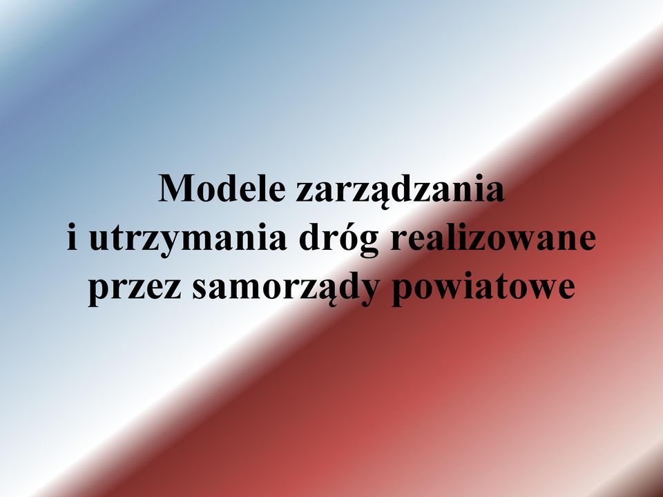 realizowane przez