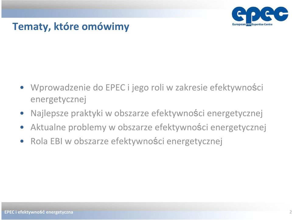 obszarze efektywności energetycznej Aktualne problemy w