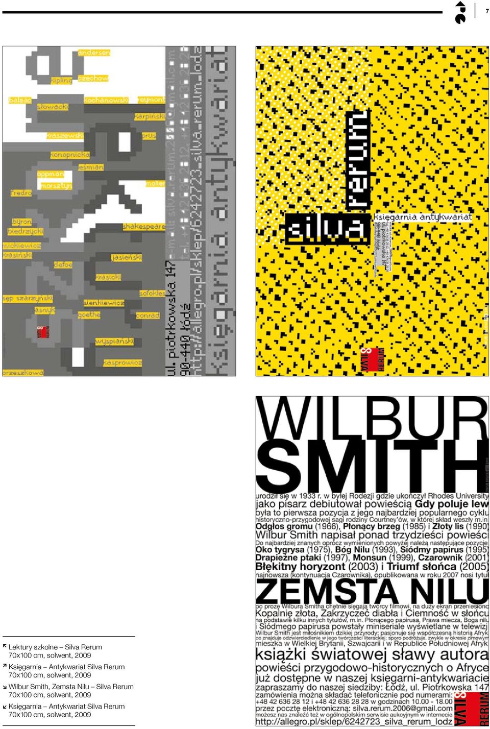 Wilbur Smith, Zemsta Nilu Silva Rerum 70x100 cm, solwent,