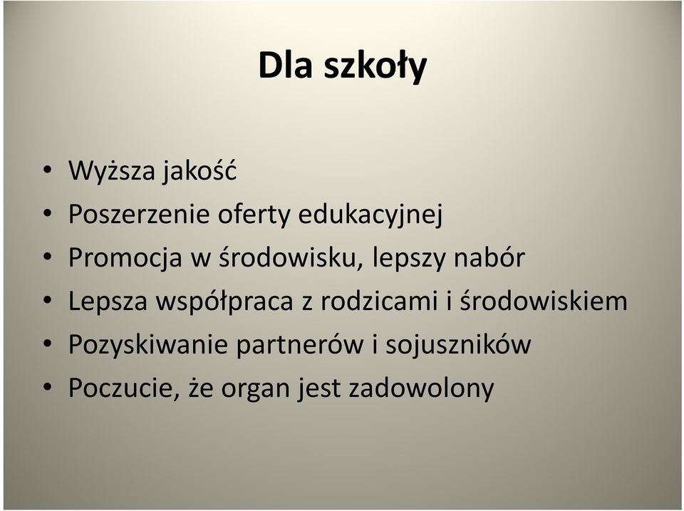 Lepsza współpraca z rodzicami i środowiskiem