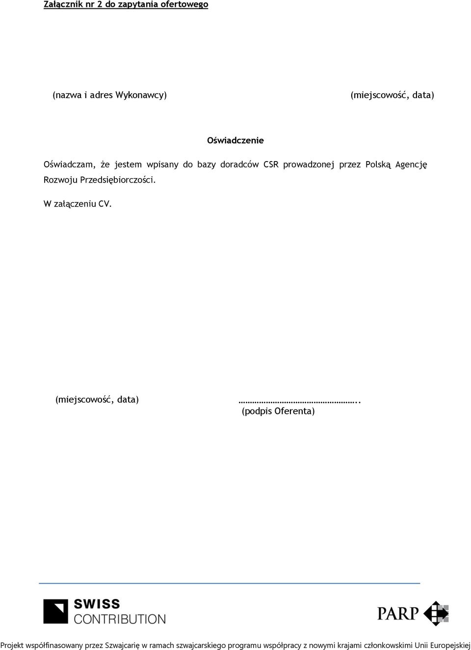 bazy doradców CSR prowadzonej przez Polską Agencję Rozwoju