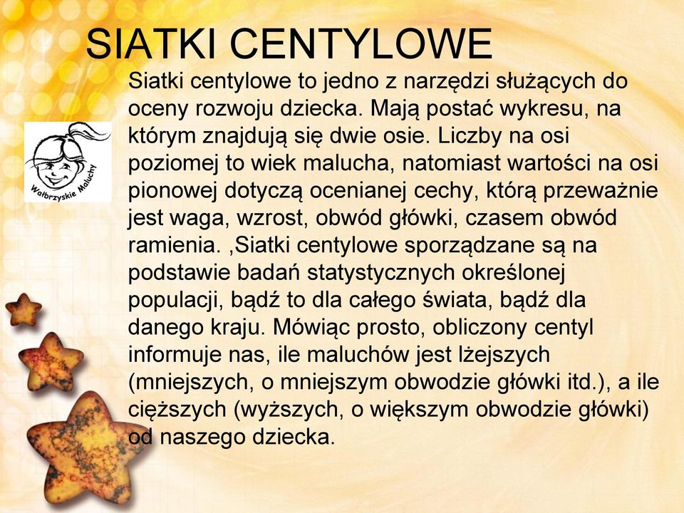 ramienia.,siatki centylowe sporządzane są na podstawie badań statystycznych określonej populacji, bądź to dla całego świata, bądź dla danego kraju.