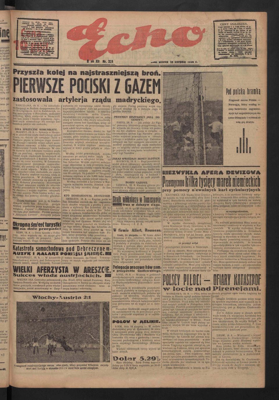 strona W łamów, drobne U gr. ca wy -aa. dla poełufcajacron pracy Ul u. aajaiblejaae ***.-^a0 fr» du BearoboC at OsłoeaenJa dwukolorowt M pros. droaej: octrweaiila aagranlceae trójkolorowa o KS proc.