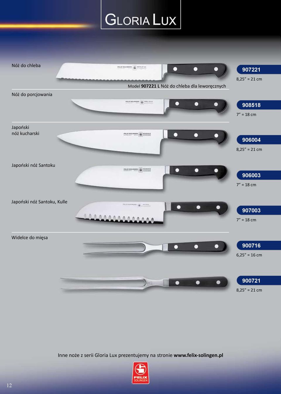 Santoku 906003 Japoński nóż Santoku, Kulle 907003 Widelce do mięsa 900716