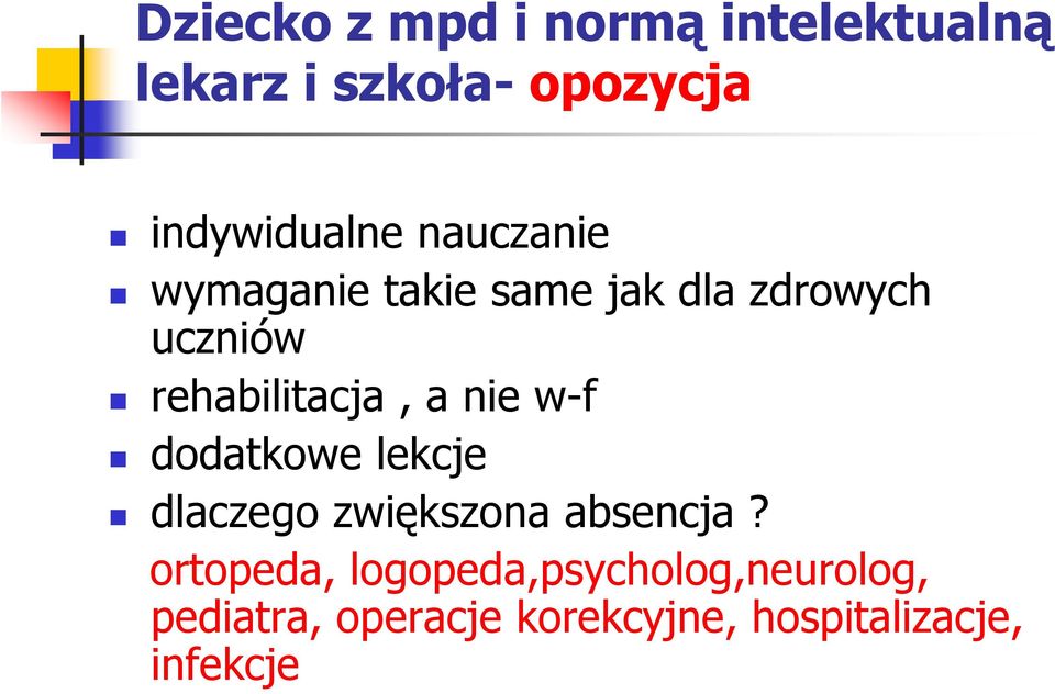 nie w-f dodatkowe lekcje dlaczego zwiększona absencja?