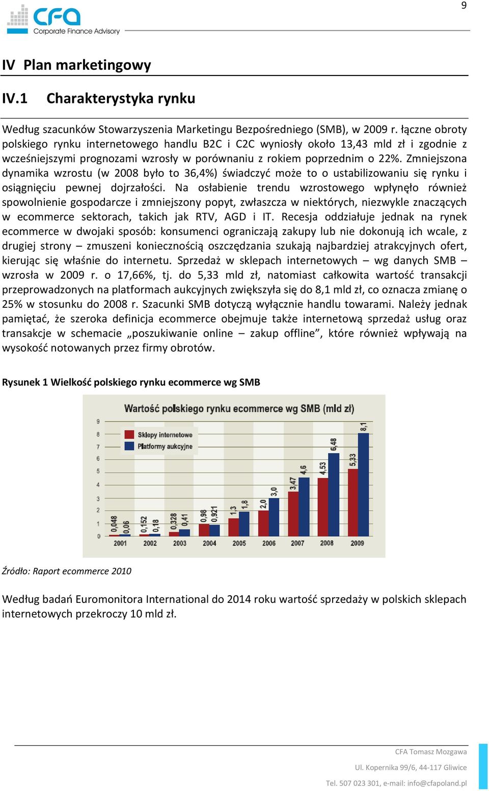 Zmniejszona dynamika wzrostu (w 2008 było to 36,4%) świadczyć może to o ustabilizowaniu się rynku i osiągnięciu pewnej dojrzałości.