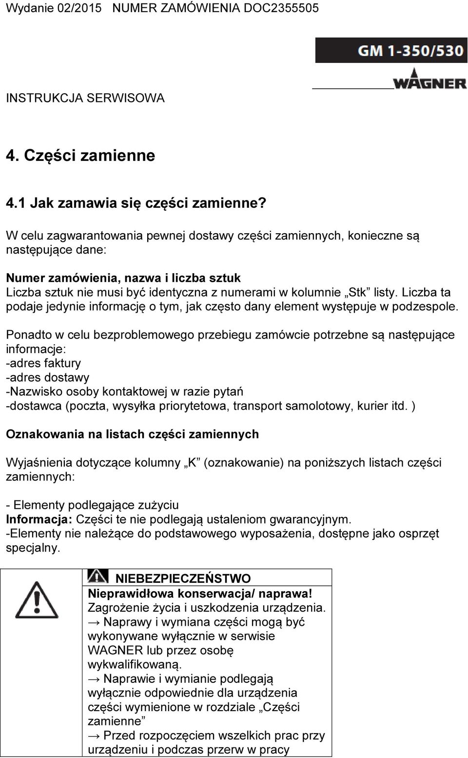 Liczba ta podaje jedynie informację o tym, jak często dany element występuje w podzespole.