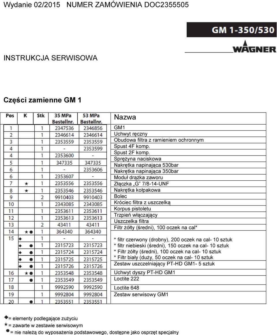 włączający Uszczelka filtra Filtr żółty (średni), 100 oczek na cal* * filtr czerwony (drobny), 200 oczek na cal- 10 sztuk * filtr niebieski (średni), 150 oczek na cal- 10 sztuk * Filtr żółty