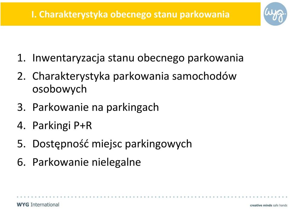 Charakterystyka parkowania samochodów osobowych 3.