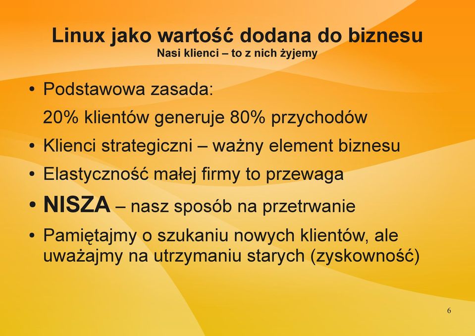 przewaga NISZA nasz sposób na przetrwanie Pamiętajmy o szukaniu