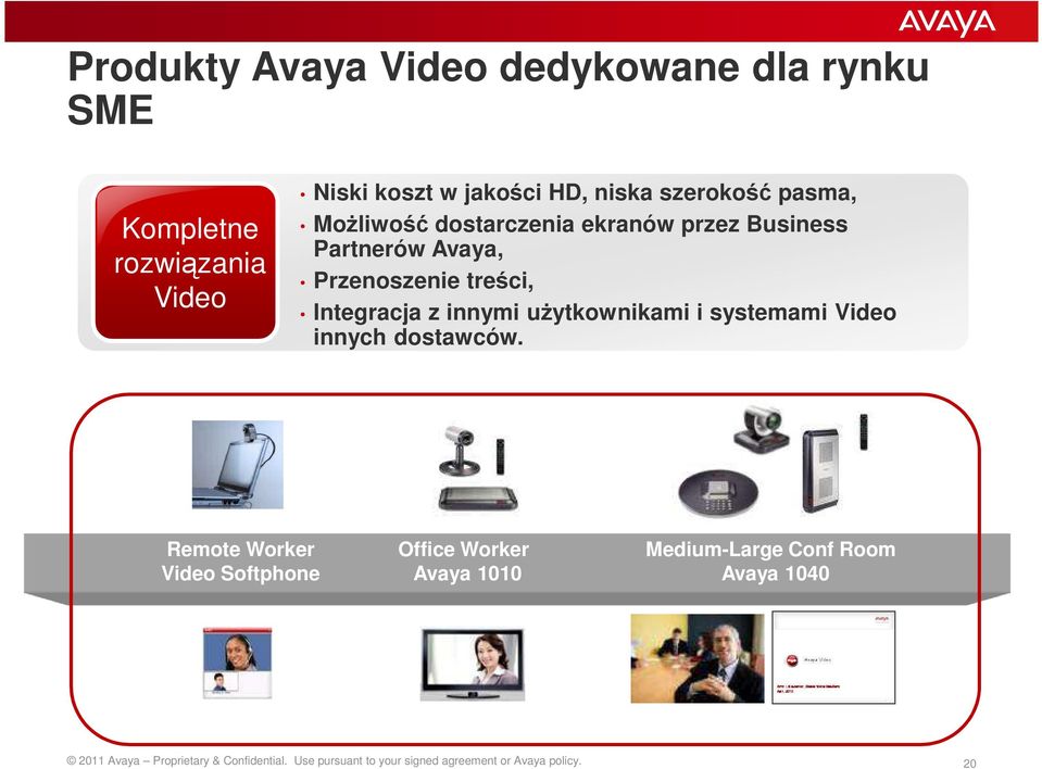 użytkownikami i systemami Video innych dostawców.